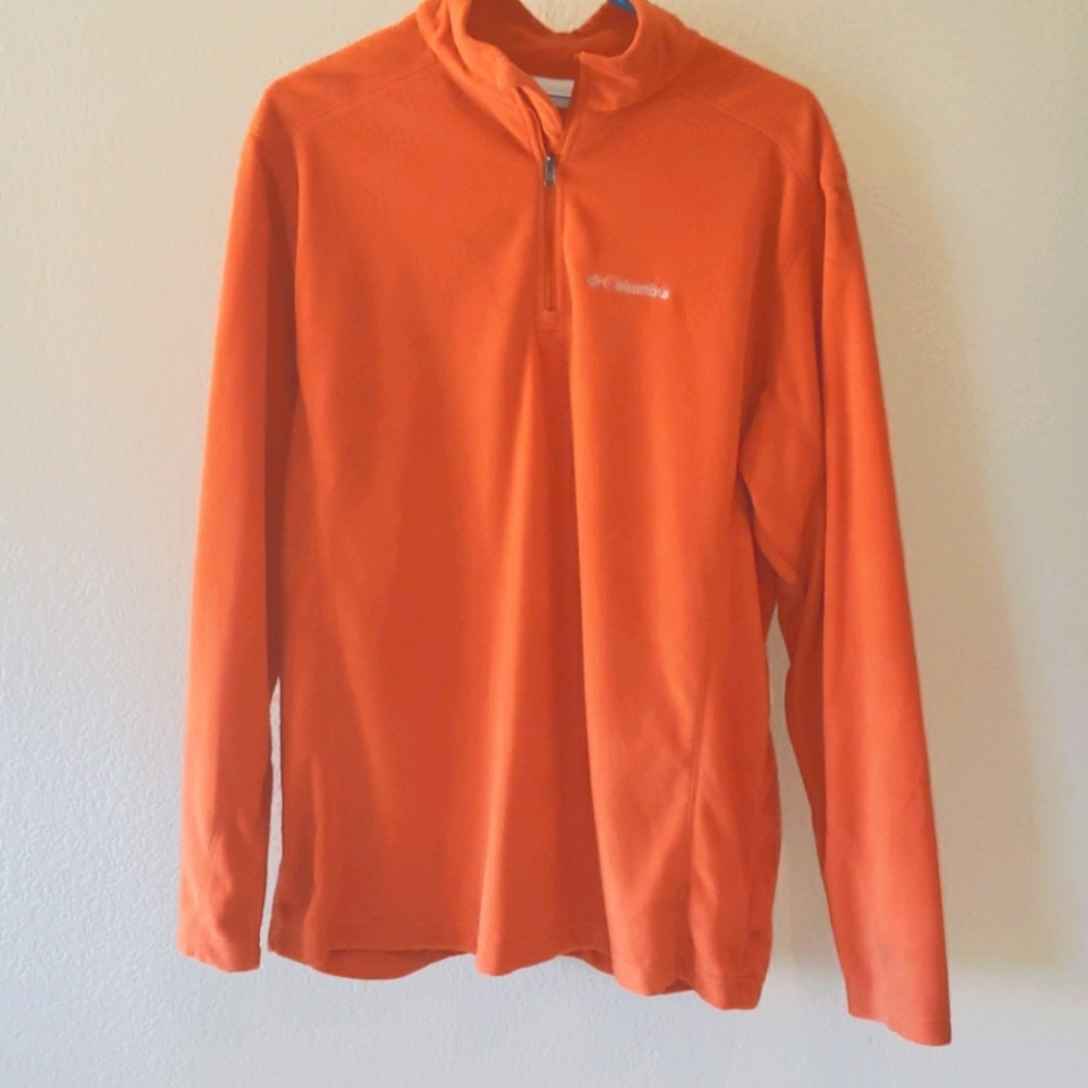 Orange Columbia pull over